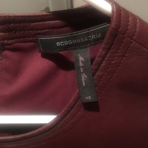 Bcbg leather dress